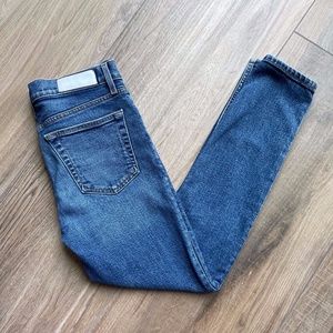 RE/Done Jeans Womens 27 High Rise 70's Stove Pipe 5 Button Fly  Revolve Brand